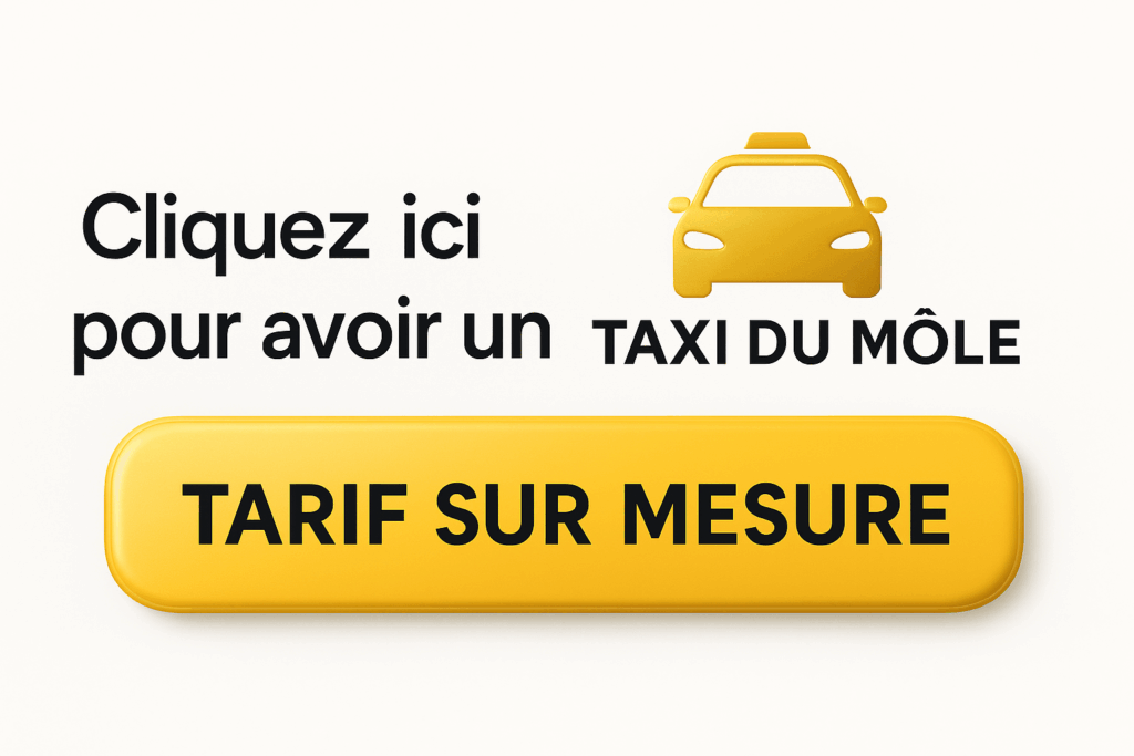 Bandeau Taxi du Môle – Demande de Tarif sur Mesure